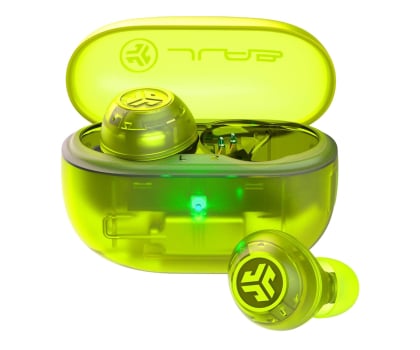 Słuchawki bezprzewodowe Jlab Go Pop ANC Transparent Neon